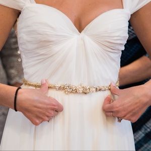 Sarah Seven wedding dress belt